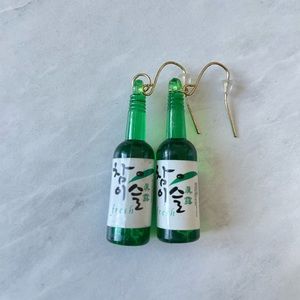 Soju earring (green)